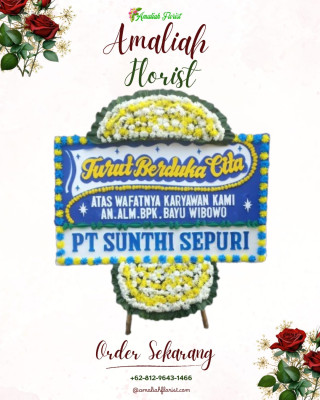 Papan Bunga Duka di Campang Raya