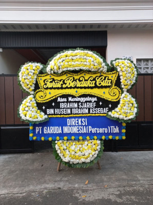 Papan Bunga Duka di Campang Raya