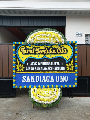 Papan Bunga Duka di Campang Raya
